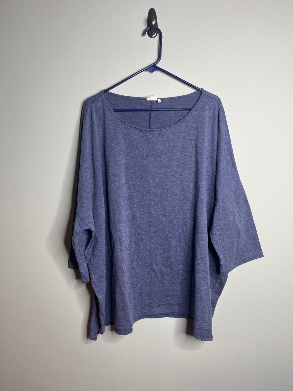 Simple Suzanne Betro Blue Blouse 4X